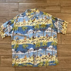 Vintage Kahala Ron Anderson Shirt XL Short Sleeve Hawaiian Copa Cubana Mambo